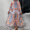 Beach Style Floral Embroidery Bohemian Bikini Kimono Cover-ups Mssza