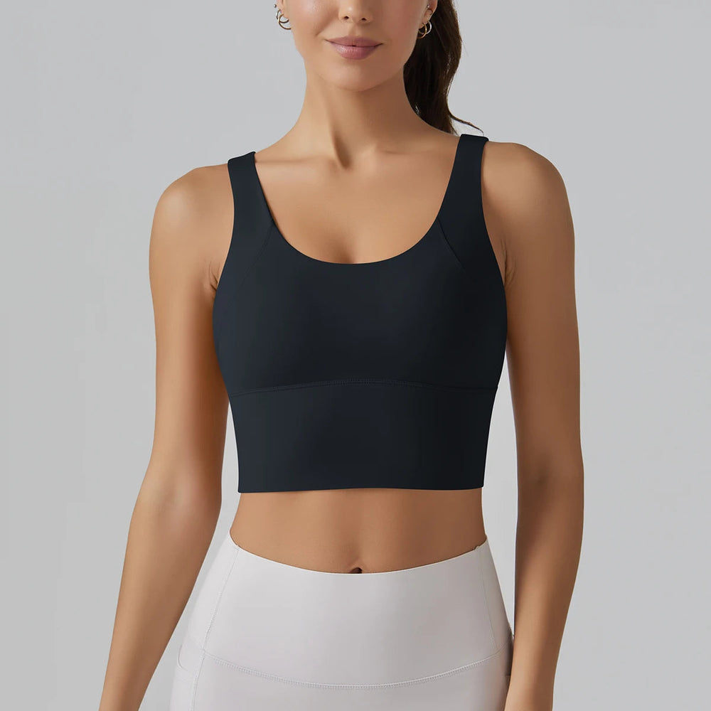 Beautiful Back Sports Running External Wear Training Fitness Yoga Tank Top Bra Mssza