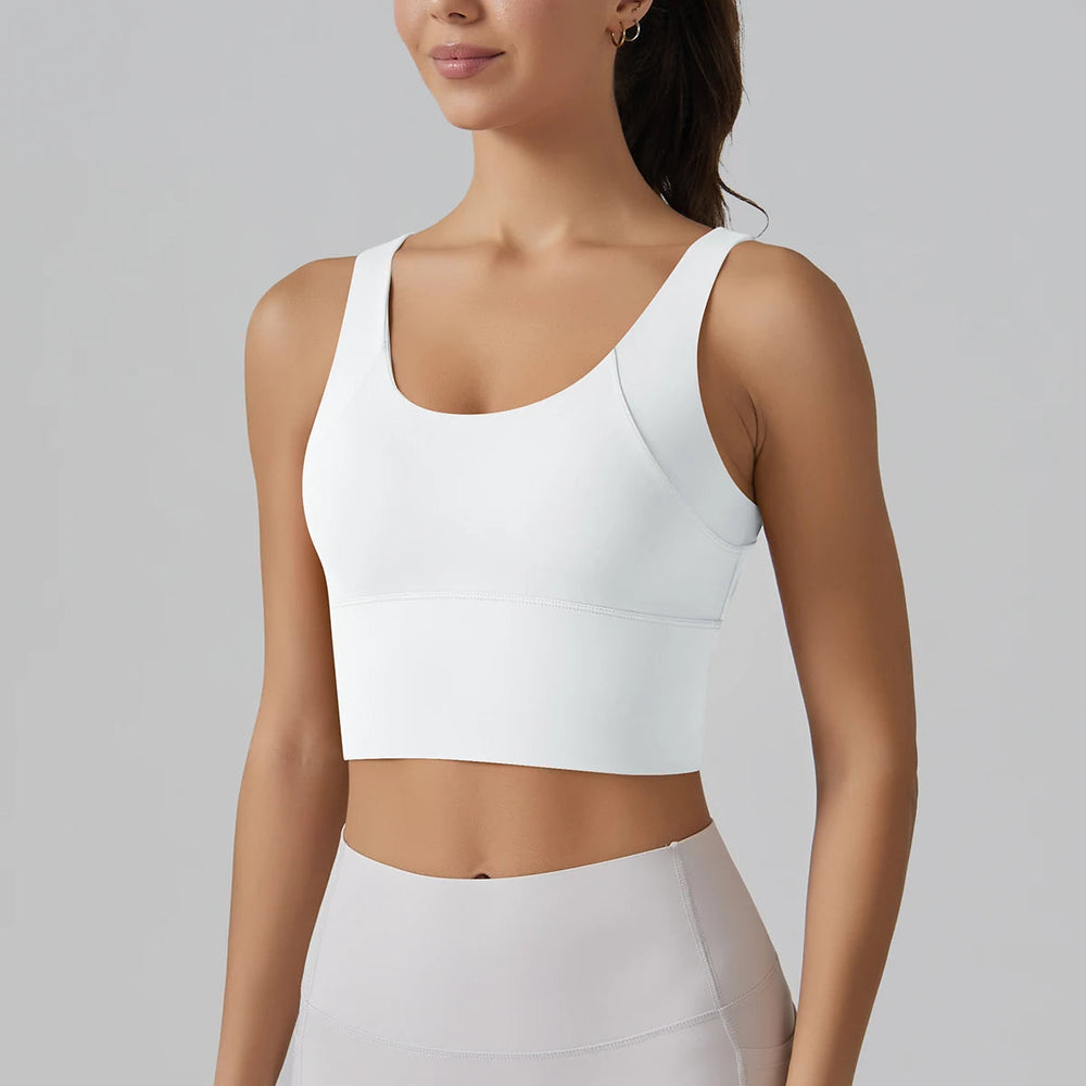 Beautiful Back Sports Running External Wear Training Fitness Yoga Tank Top Bra Mssza