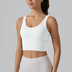 Beautiful Back Sports Running External Wear Training Fitness Yoga Tank Top Bra Mssza