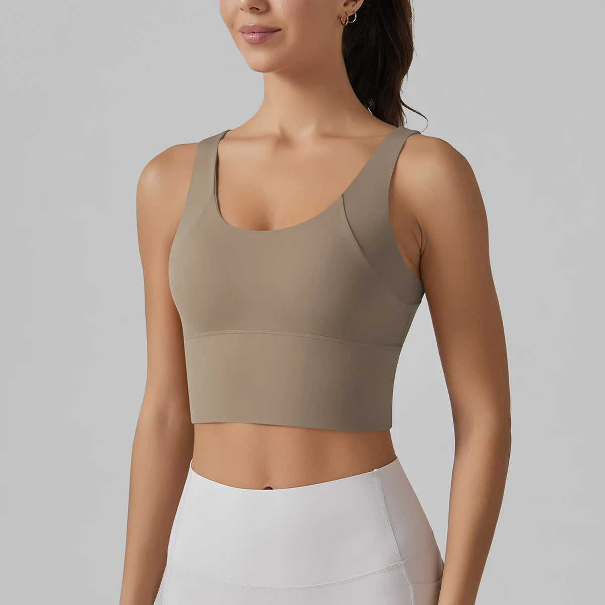 Beautiful Back Sports Running External Wear Training Fitness Yoga Tank Top Bra Mssza