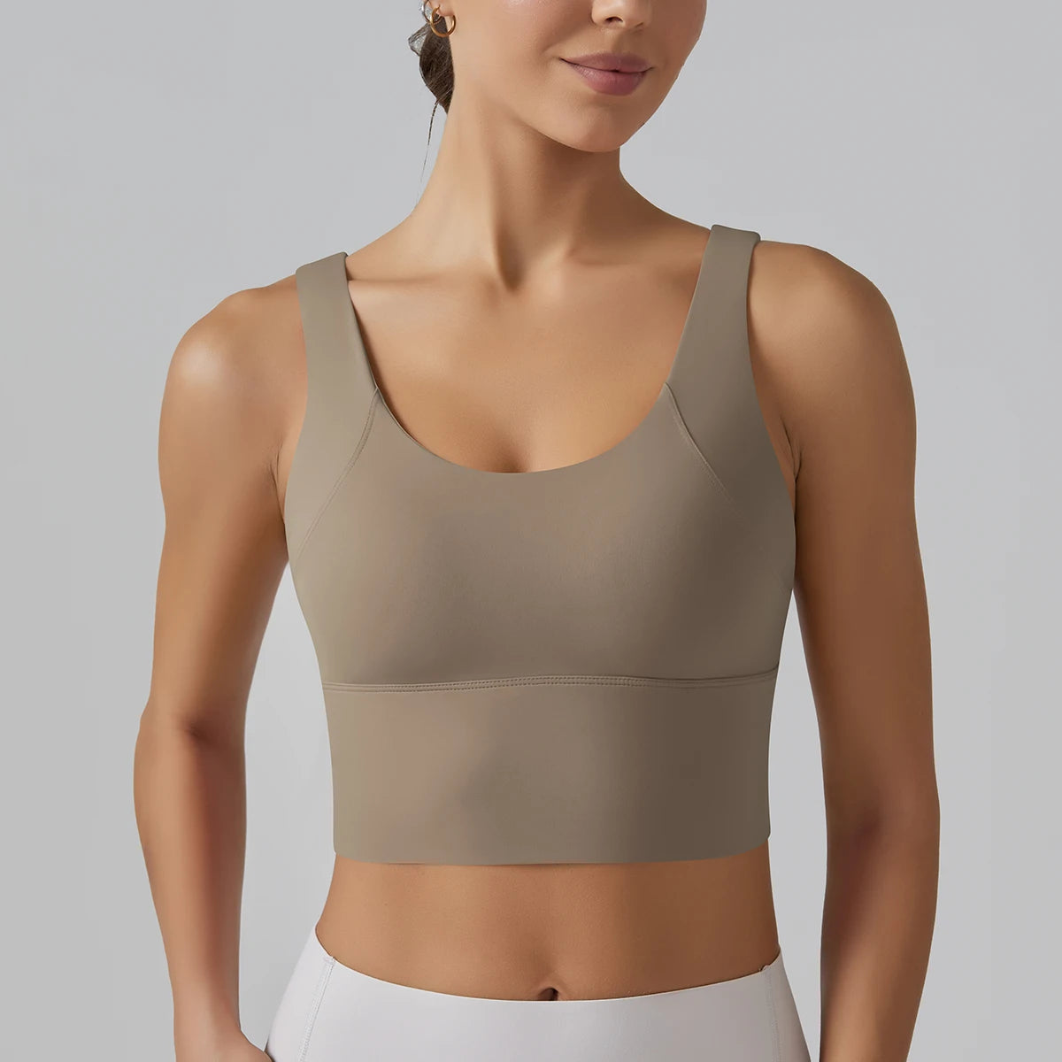 Beautiful Back Sports Running External Wear Training Fitness Yoga Tank Top Bra Mssza
