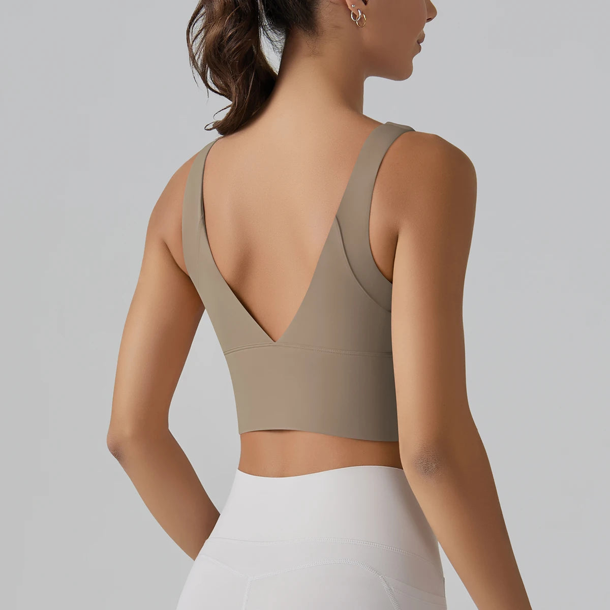Beautiful Back Sports Running External Wear Training Fitness Yoga Tank Top Bra Mssza