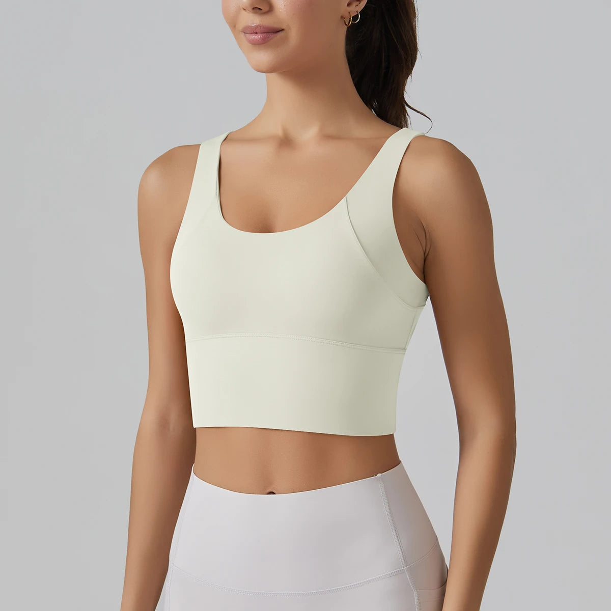 Beautiful Back Sports Running External Wear Training Fitness Yoga Tank Top Bra Mssza