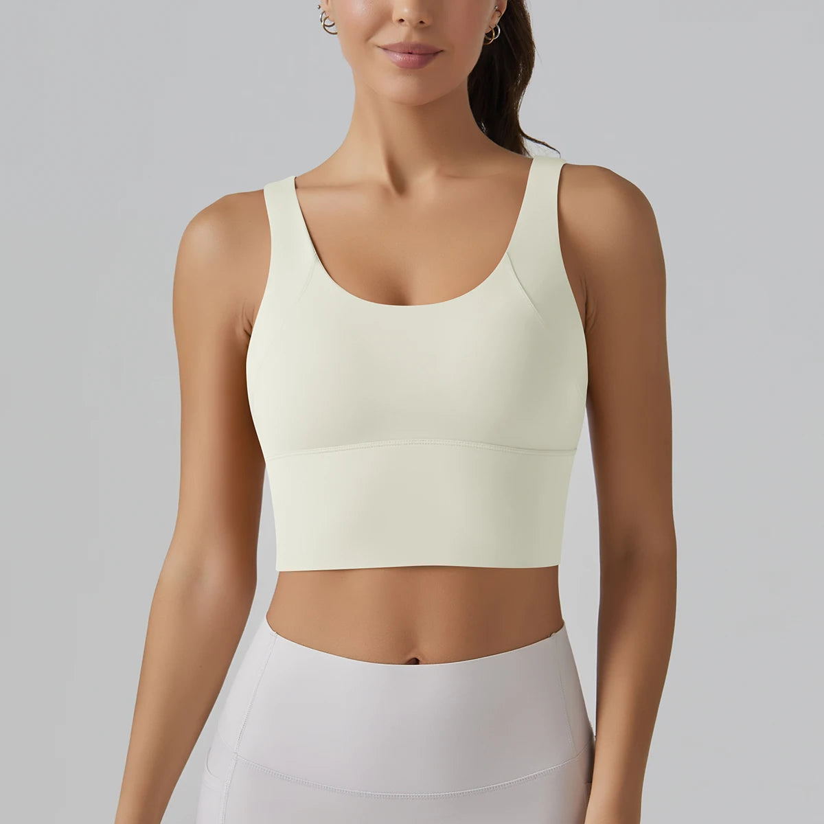Beautiful Back Sports Running External Wear Training Fitness Yoga Tank Top Bra Mssza
