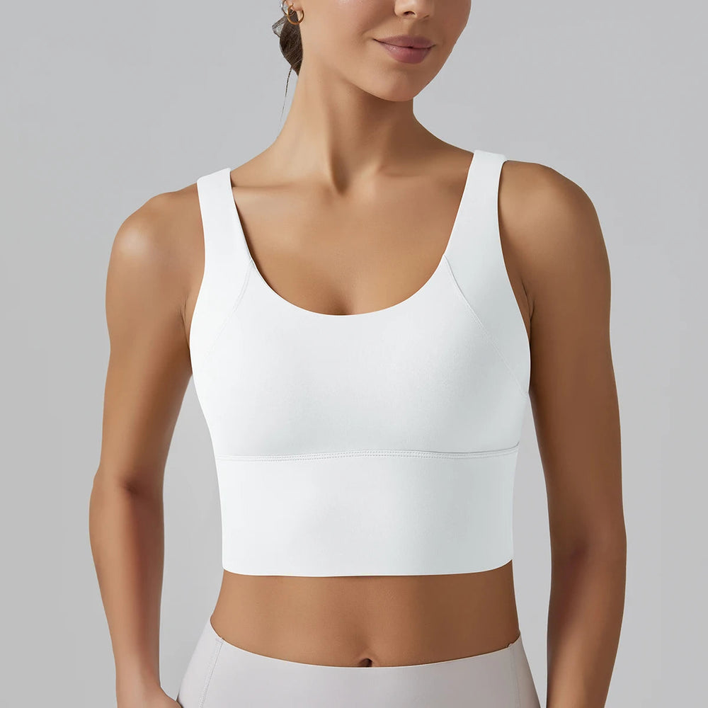 Beautiful Back Sports Running External Wear Training Fitness Yoga Tank Top Bra Mssza