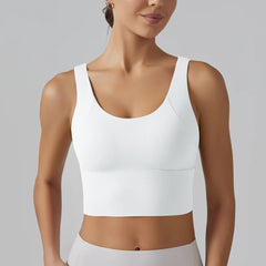 Beautiful Back Sports Running External Wear Training Fitness Yoga Tank Top Bra Mssza