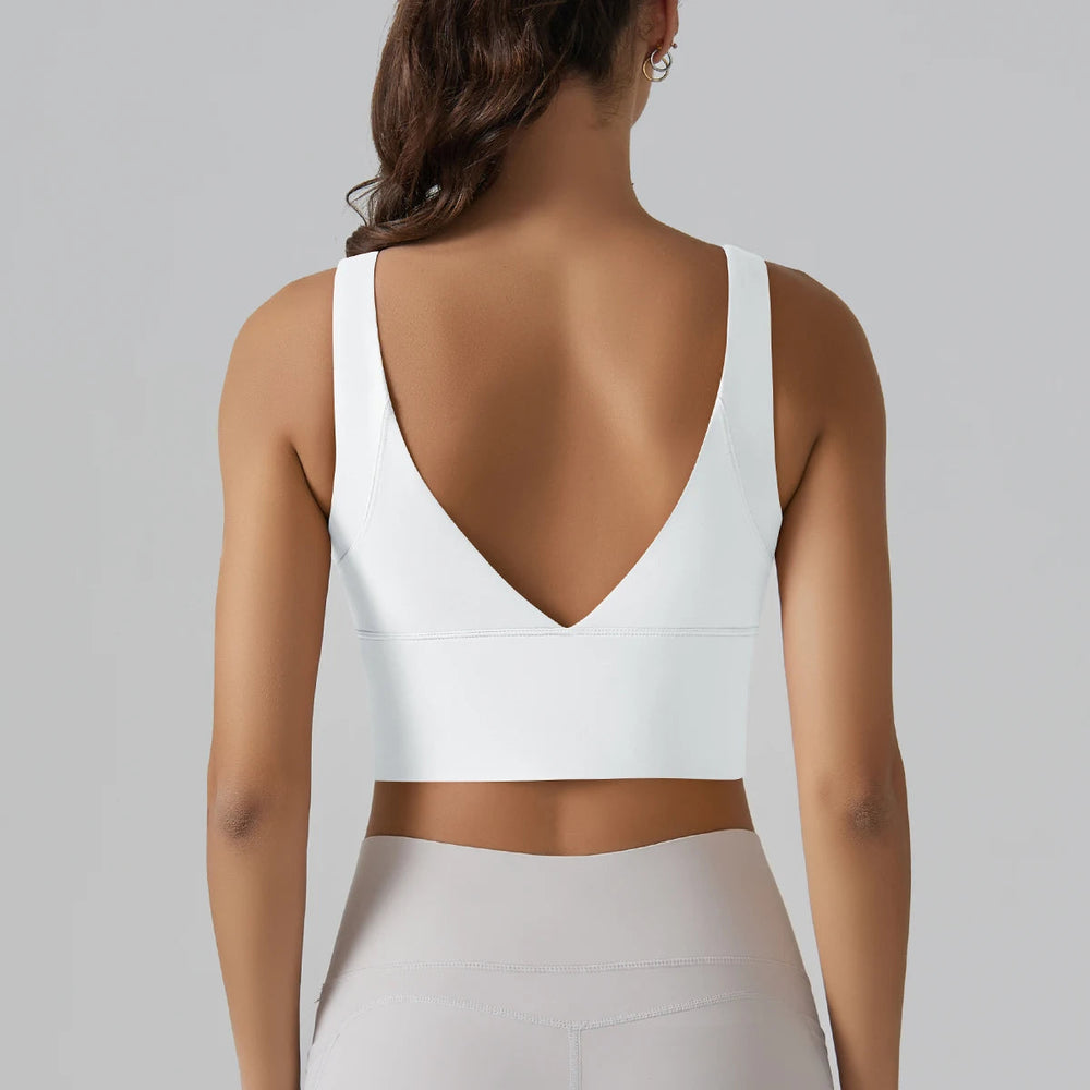 Beautiful Back Sports Running External Wear Training Fitness Yoga Tank Top Bra Mssza