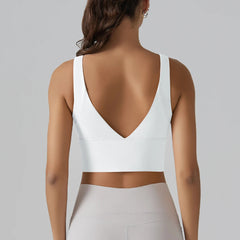 Beautiful Back Sports Running External Wear Training Fitness Yoga Tank Top Bra Mssza