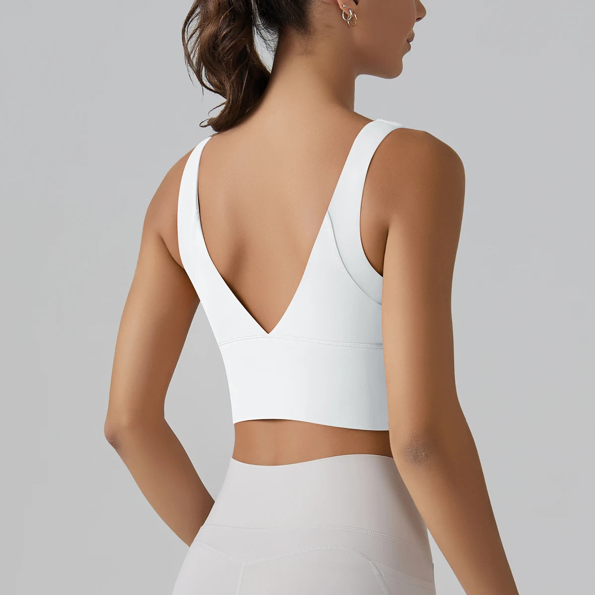 Beautiful Back Sports Running External Wear Training Fitness Yoga Tank Top Bra Mssza