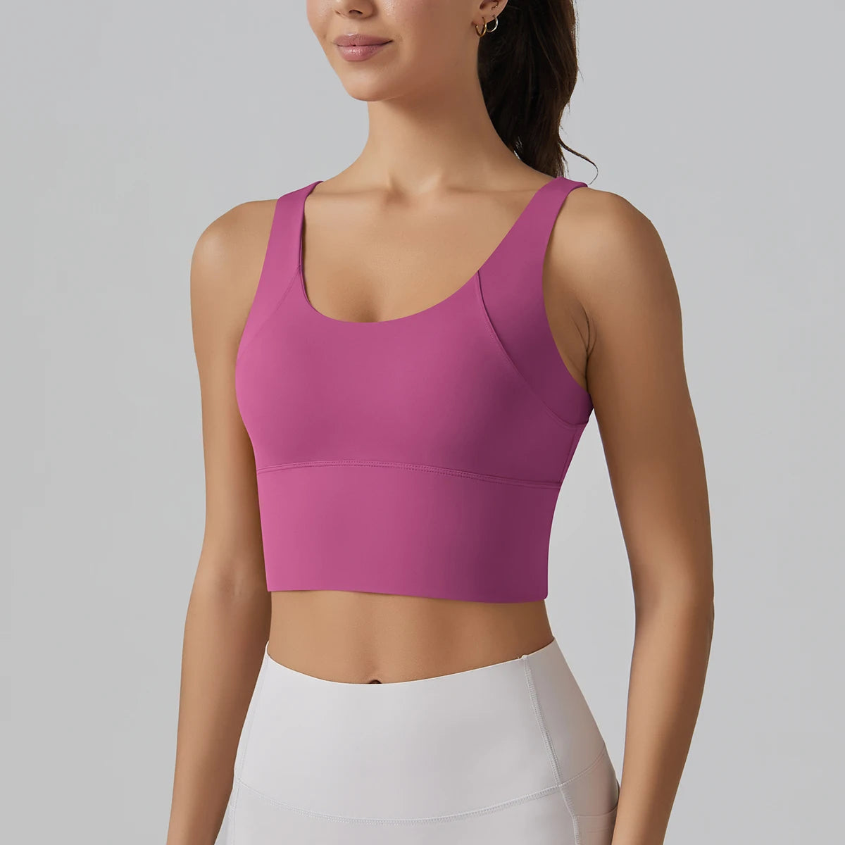Beautiful Back Sports Running External Wear Training Fitness Yoga Tank Top Bra Mssza