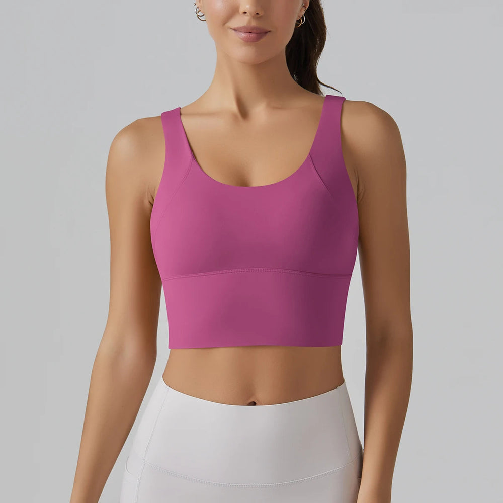 Beautiful Back Sports Running External Wear Training Fitness Yoga Tank Top Bra Mssza