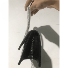 Black Diamonds Top Handle Bags Bling Womens Hand Bags New Arrival Leisure Armpit Shopping Shoulder Bags Mssza