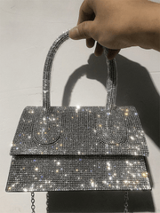 Black Diamonds Top Handle Bags Bling Womens Hand Bags New Arrival Leisure Armpit Shopping Shoulder Bags Mssza