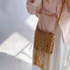 Bohemian Woven Hollow Out Beach Tassel Messenger Bags Mssza