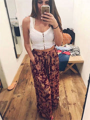 Bohemian sleeveless tank vest crop tops Mssza