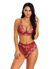 Bras Lace Underwear Lingerie Panty 2 Piece Set Mssza