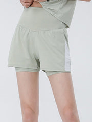 Breathable High Waist Security Yoga Shorts Mssza