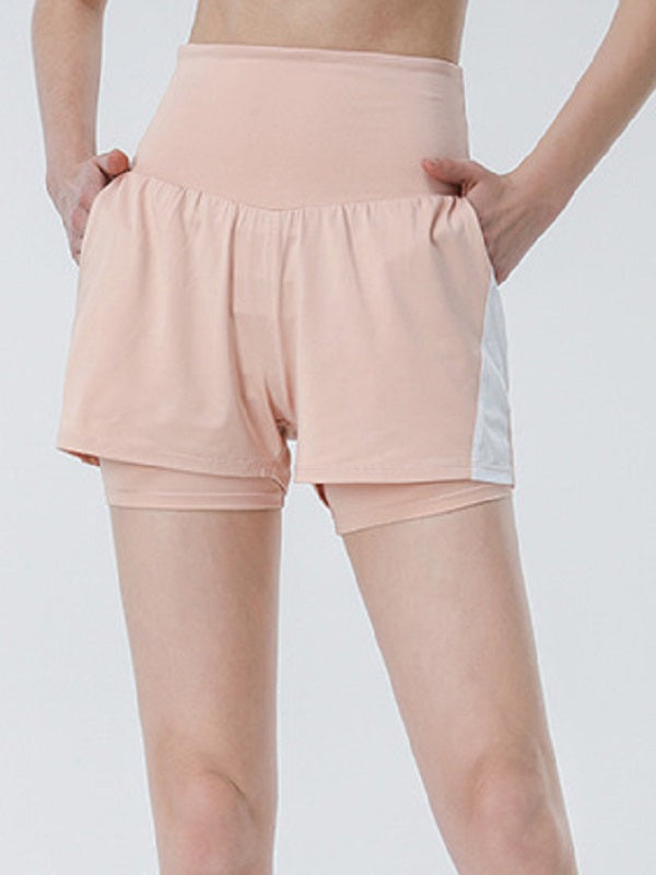 Breathable High Waist Security Yoga Shorts Mssza