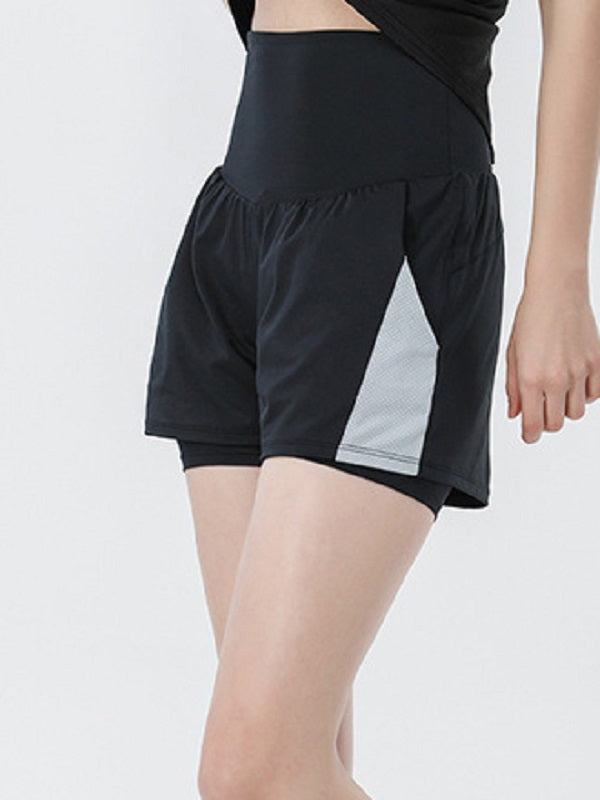 Breathable High Waist Security Yoga Shorts Mssza