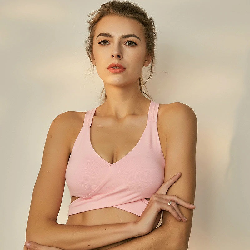 Breathable Nylon Gym Jogger Sport Bra Mssza