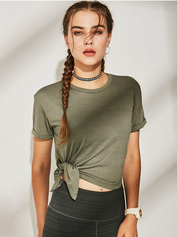 Breathable O-neck Sports Running T-shirts Mssza