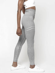 Bronzing Printed Slim High Waisted Yoga Leggings Mssza