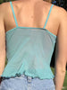 Butterfly Embroidered Chic Camisole Slim Fit Blouses Mssza