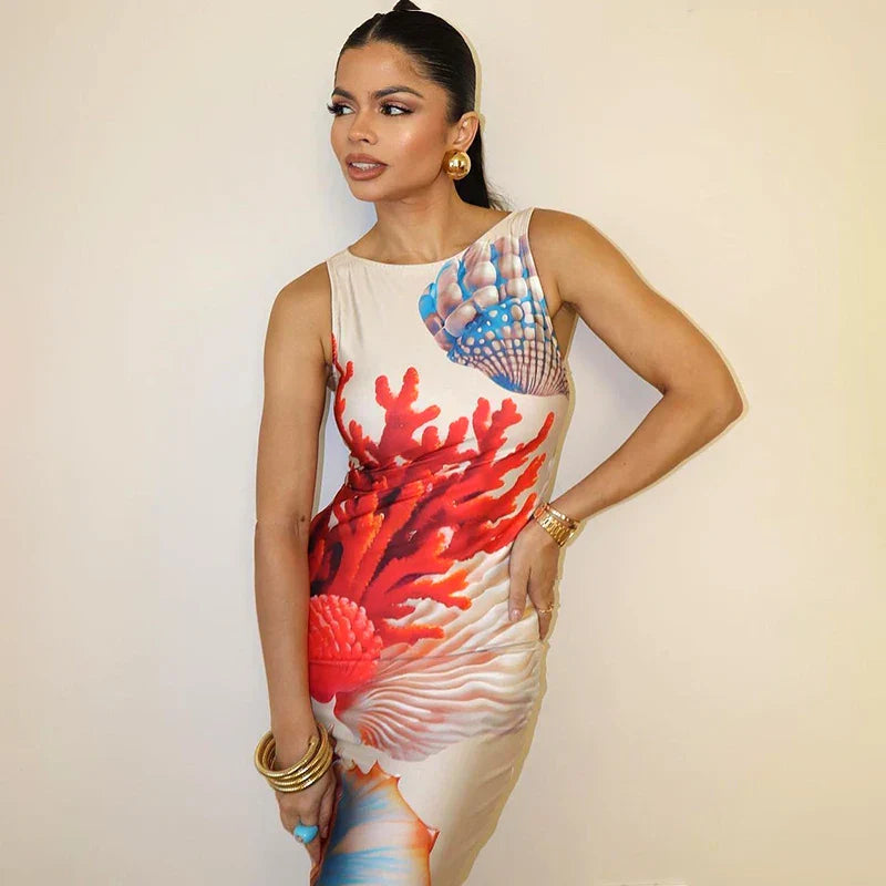 Summer-ready Chic Elegant Sensational Vibrant Trendy Flirty Maxi Dress Mssaz Desses