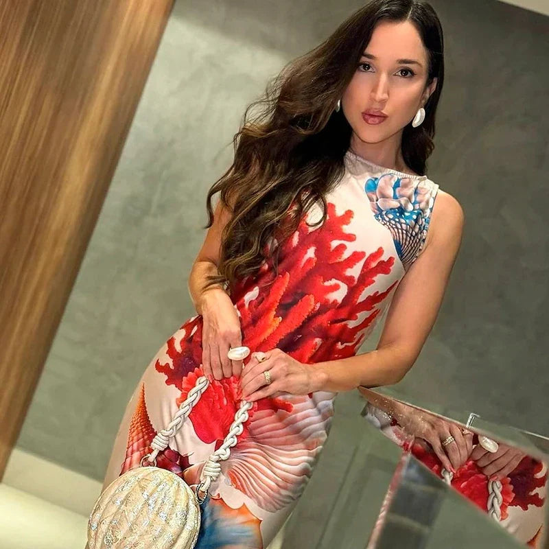 Summer-ready Chic Elegant Sensational Vibrant Trendy Flirty Maxi Dress Mssaz Desses