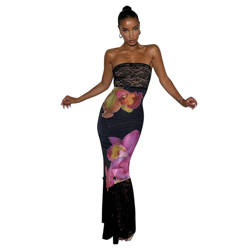 Elegant Stylish Chic Feminine Alluring Captivating Sensational Maxi Dress Mssaz Desses