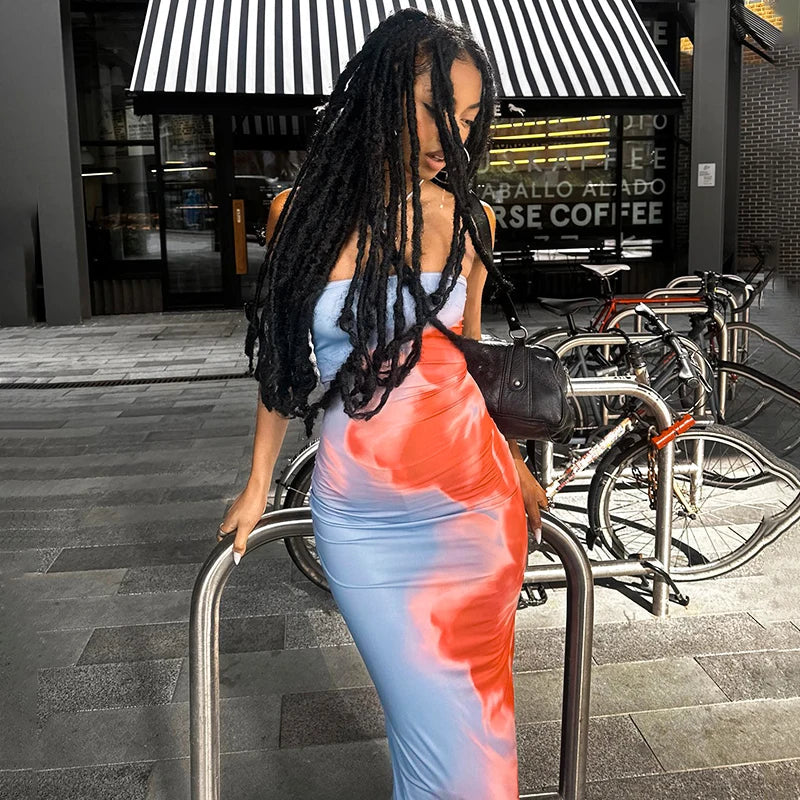 Alluring Vibrant Playful Chic Elegant Stretchy Sensational Maxi Dress Mssaz Desses