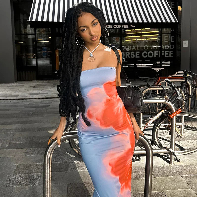 Alluring Vibrant Playful Chic Elegant Stretchy Sensational Maxi Dress Mssaz Desses
