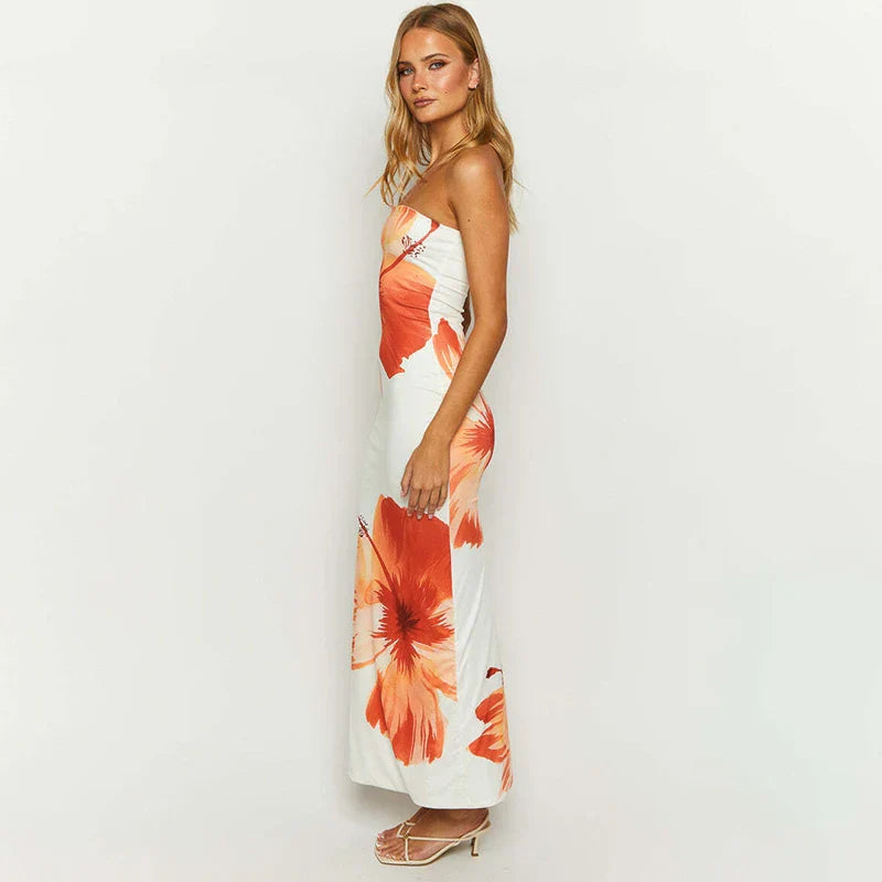 Elegant Chic Unique Sensational Playful Sensational Flattering Maxi Dress Mssaz Desses
