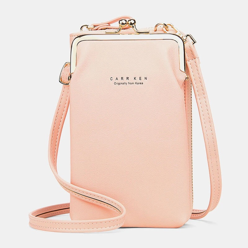 Card Slots Solid Shoulder Crossbody Bag Mssza