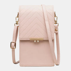 Card Slots Solid Phone Crossbody Shoulder Bag Mssza