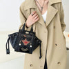 Cartoon PU Leather Pearl Crossbody Messenger Shoulder Bag Mssza