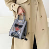 Cartoon PU Leather Pearl Crossbody Messenger Shoulder Bag Mssza