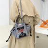 Cartoon PU Leather Pearl Crossbody Messenger Shoulder Bag Mssza