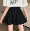 Casual A-Line Elastic High Waist Wide Leg Loose Shorts Skirts Mssza