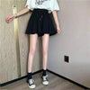 Casual A-Line Elastic High Waist Wide Leg Loose Shorts Skirts Mssza