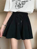 Casual A-Line Elastic High Waist Wide Leg Loose Shorts Skirts Mssza