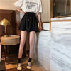 Casual A-Line Elastic High Waist Wide Leg Loose Shorts Skirts Mssza