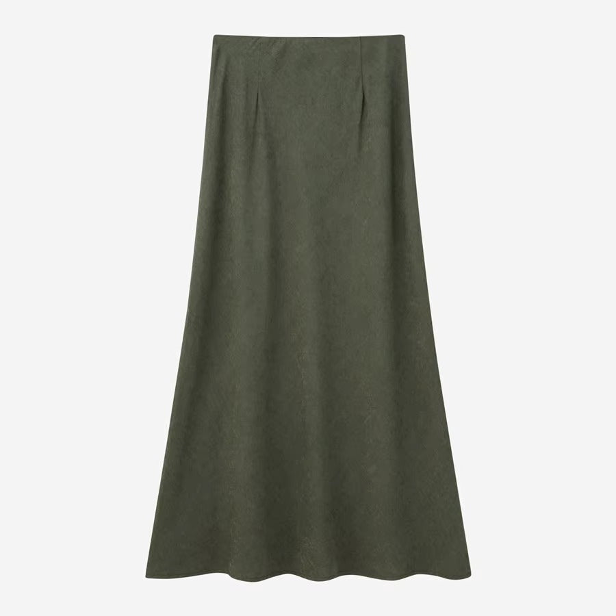 Casual A-line Viscose Shirt And Skirts 2 Piece Set Mssza