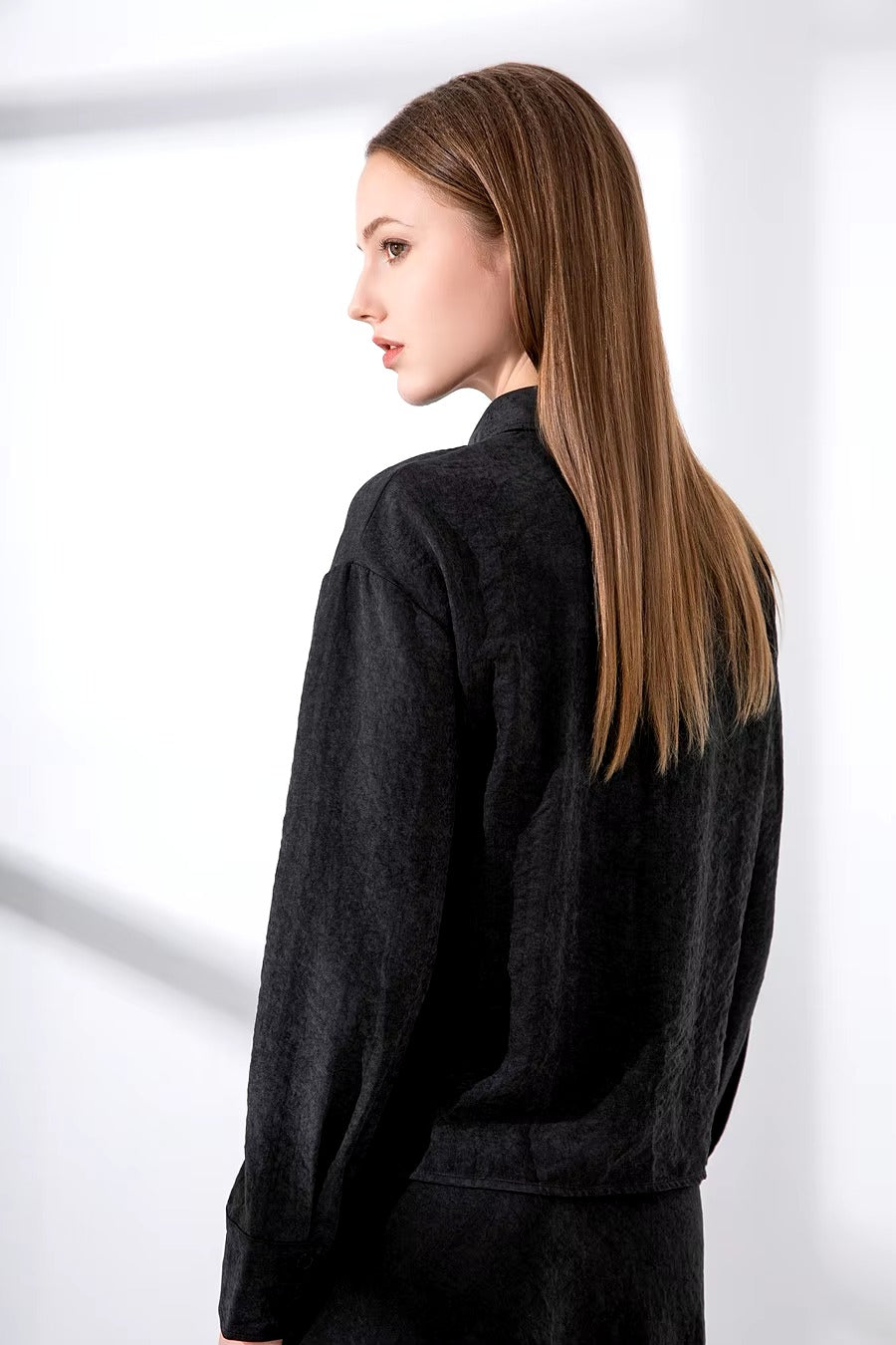 Casual A-line Viscose Shirt And Skirts 2 Piece Set Mssza