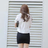 Casual Acetate Zipper Office Style Non Stretch Skirts Streetwear Mssza
