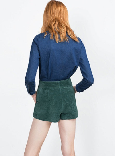 Casual Active Long Sleeved Tie Denim Shirt Mssza