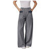 Casual Adjustable Hem With Pockets Plus Size Wide Leg With Pockets Jeans Mssza
