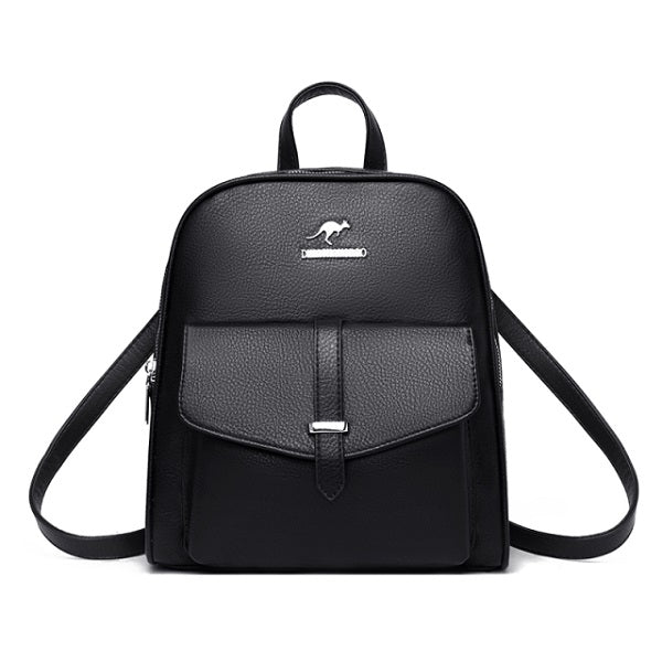 Casual And Simple Backpack Leather Bag Mssza