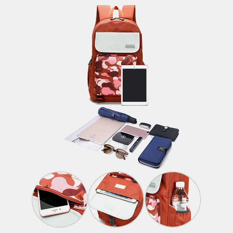 Casual Anti-theft Waterproof Large Capacity Backpack Mssza